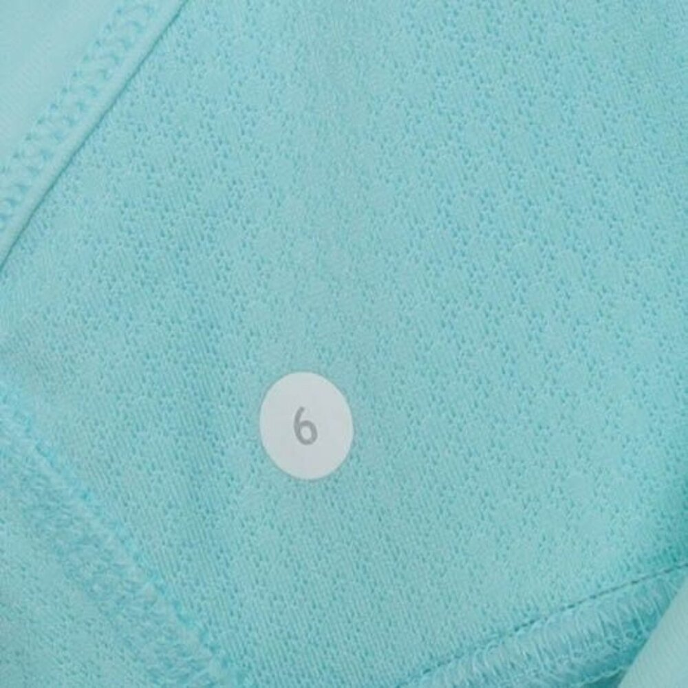 Lululemon Womens Run: Ta Ta Topper Tank Top Size 6 Aquamarine Running Workout‎ - Picture 8 of 8